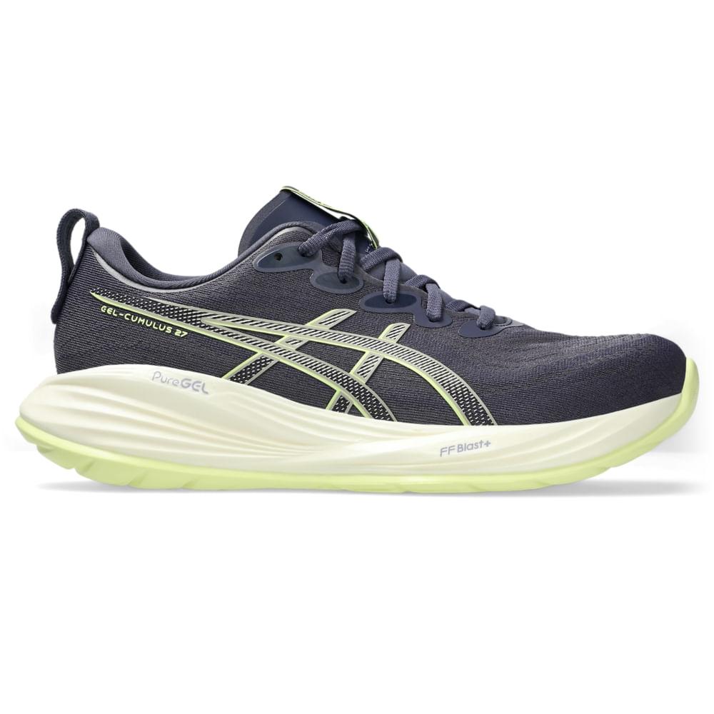 Tenis Asics Gel-cumulus 27 Azul/amarelo 38