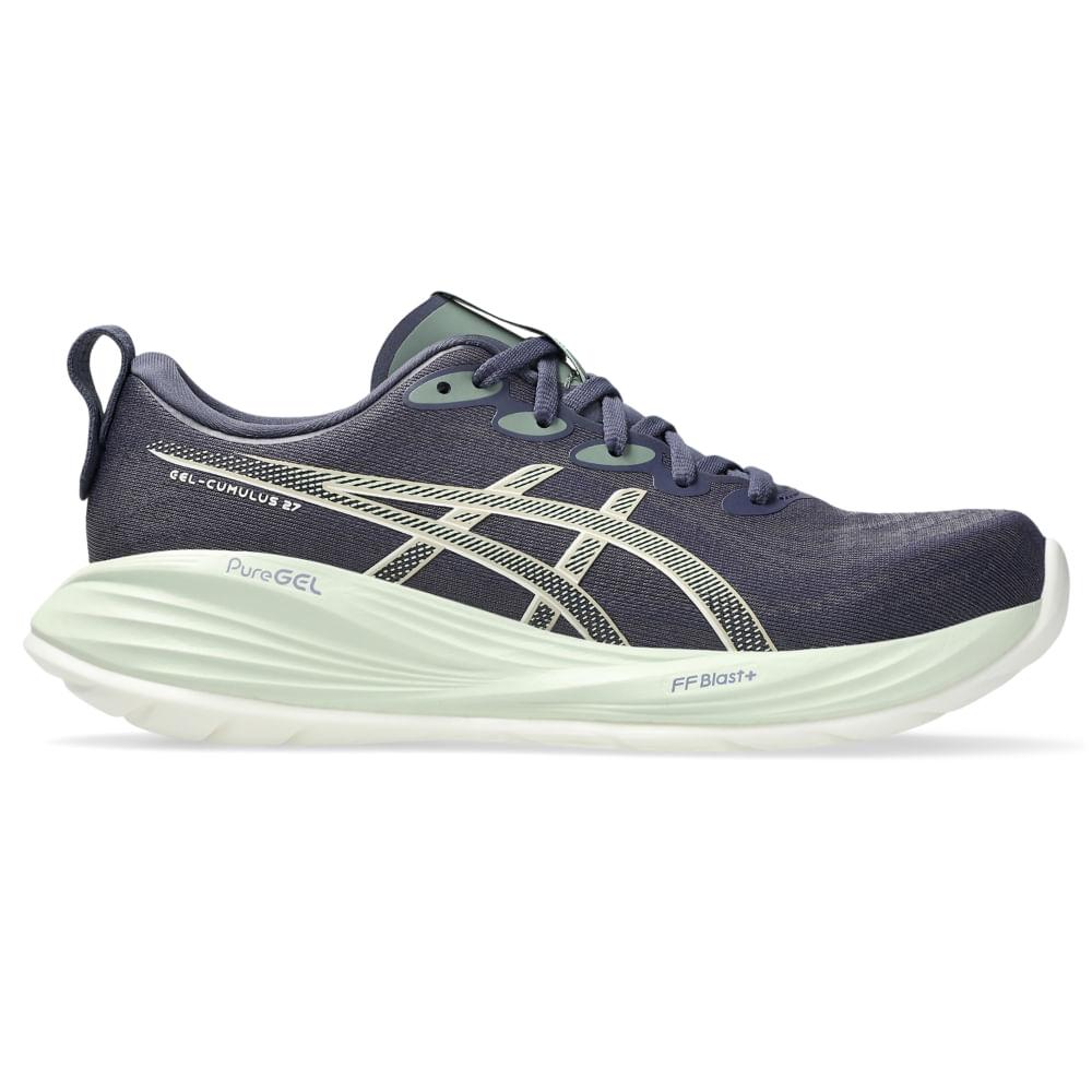 Tenis Asics Gel-cumulus 27 Azul/amarelo 40