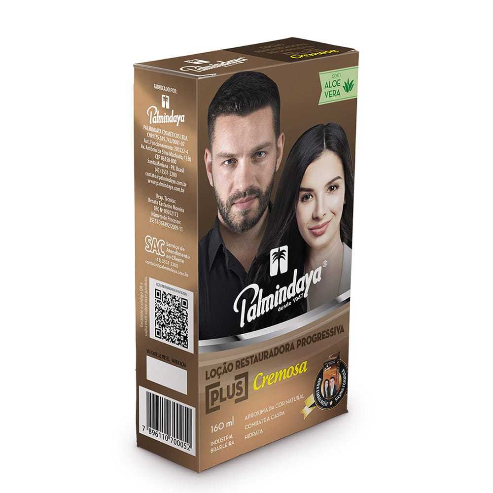 Loção Restauradora Cremosa Plus Palmindaya 160ml Unissex