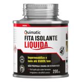 2x Fita Isolante Líquida Preta 200ml Quimatic Tapmatic