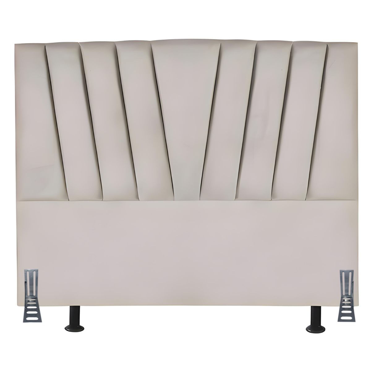 Cabeceira Estofada Solteiro 90 Cm Ludmilla Em Suede Com Frame