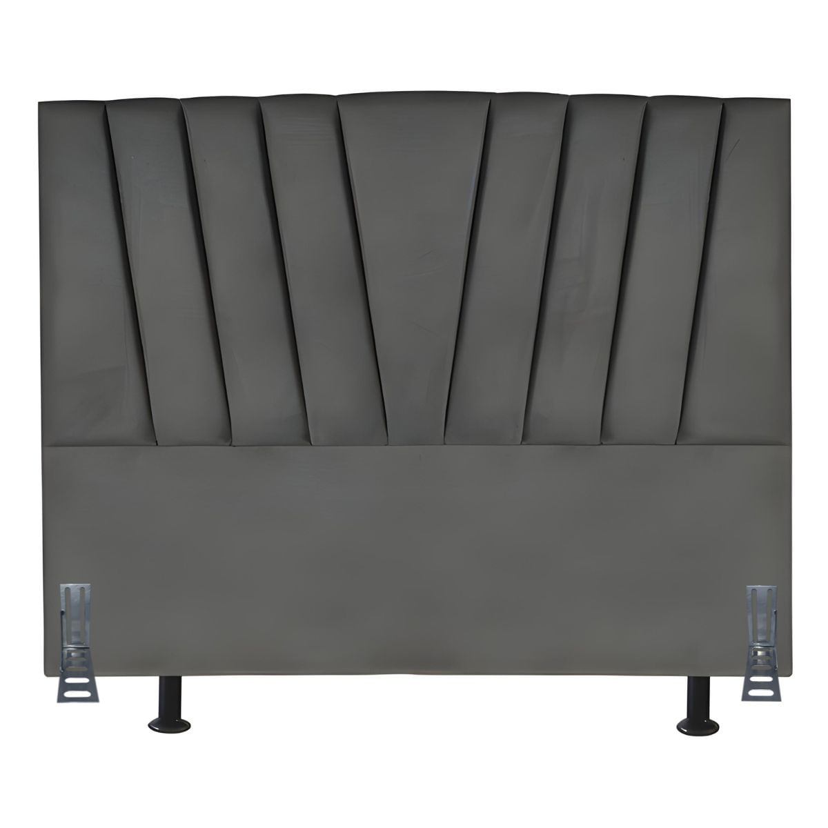 Cabeceira Estofada Solteiro 90 Cm Ludmilla Em Suede Com Frame