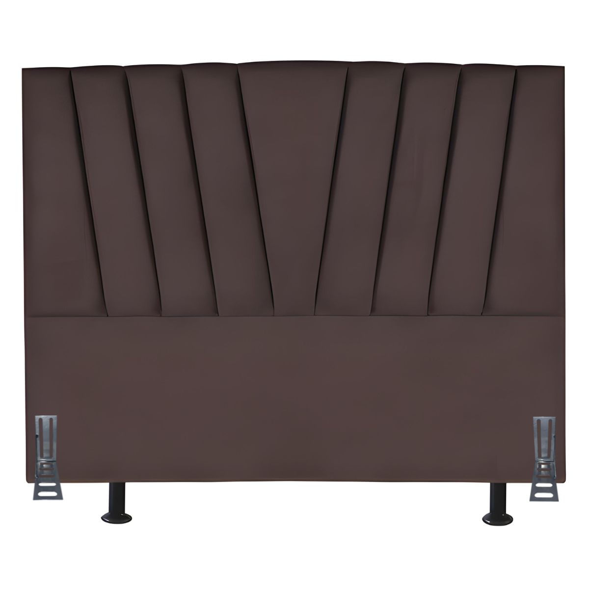 Cabeceira Estofada Solteiro 90 Cm Ludmilla Em Suede Com Frame