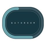 2x Tapete Para Banheiro Antiderrapante Super Absorvente 60x4