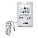 2x Termômetro Temperatura Máxima E Mínima In/out Controlador