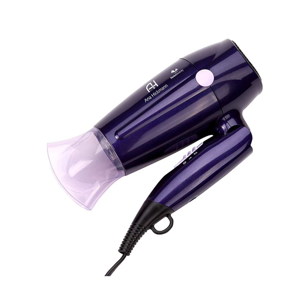 Secador de Cabelos Ana Hickmann Power Travel 1600 Watts Roxo