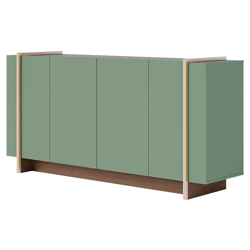 Balcao Buffet 160 Cm Copacabana Dourado Hortela Amendoa Colibri