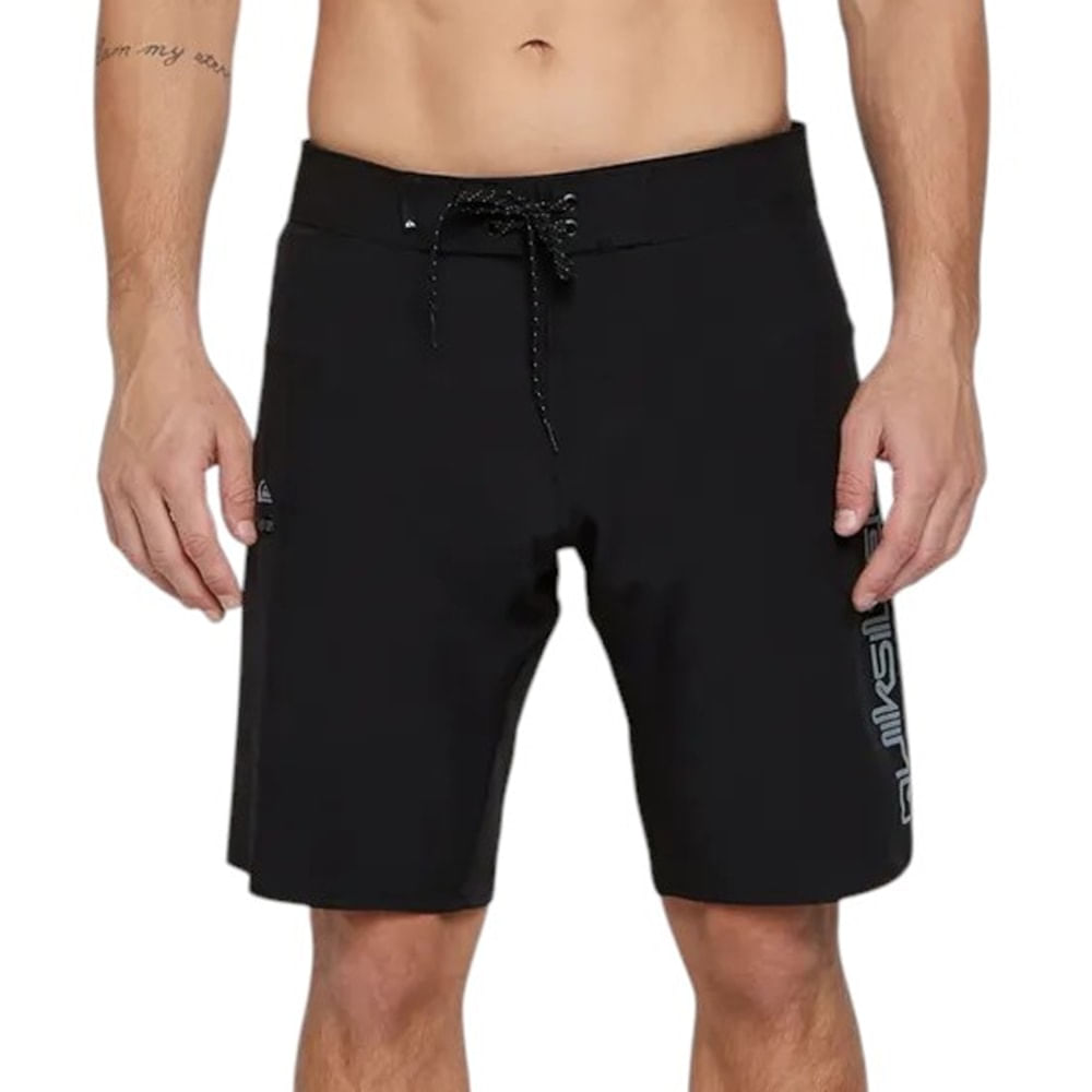 Bermuda Boardshort Flat Signature 21 Preta