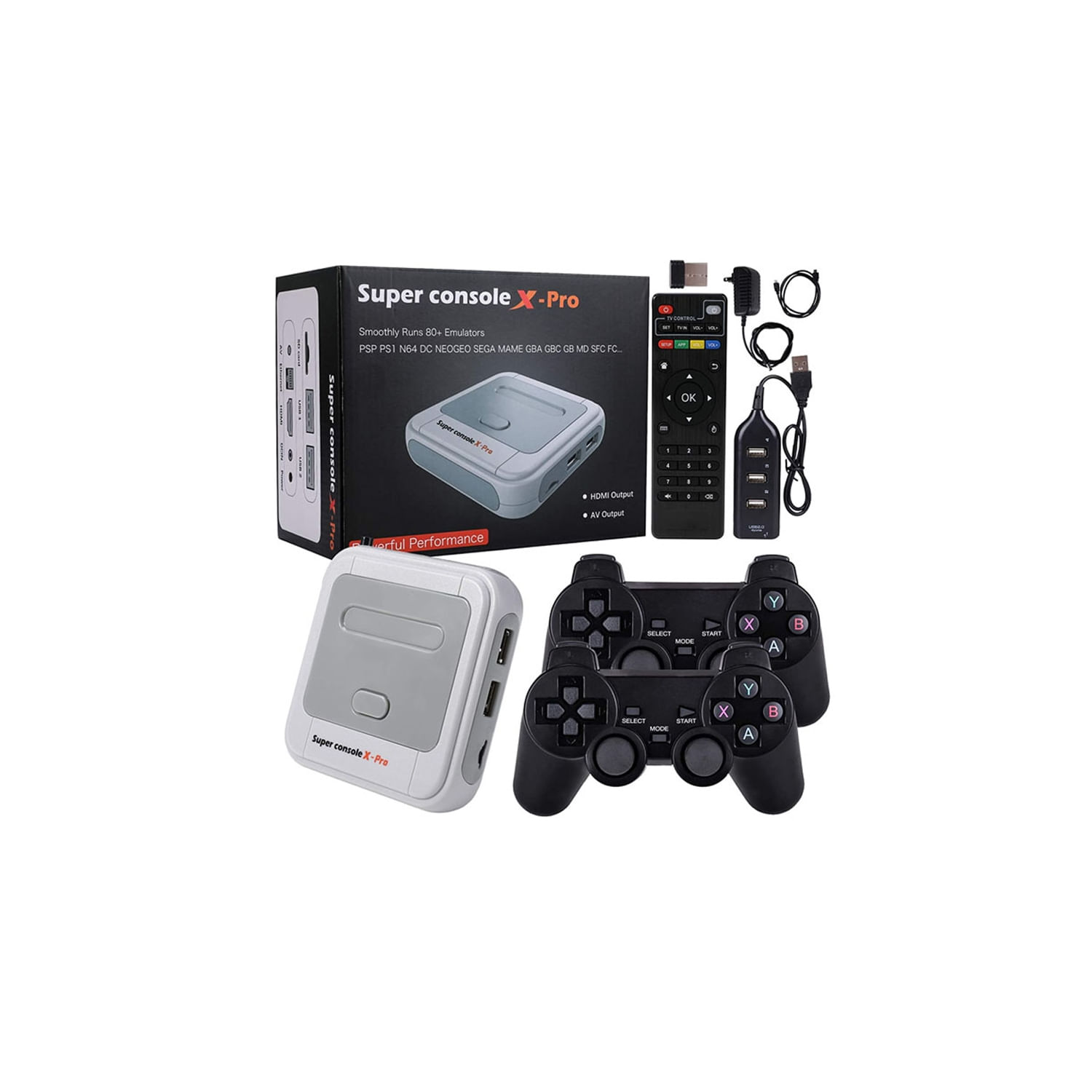 Consola de Videogames Super Console X Pro 64GB 4K HD