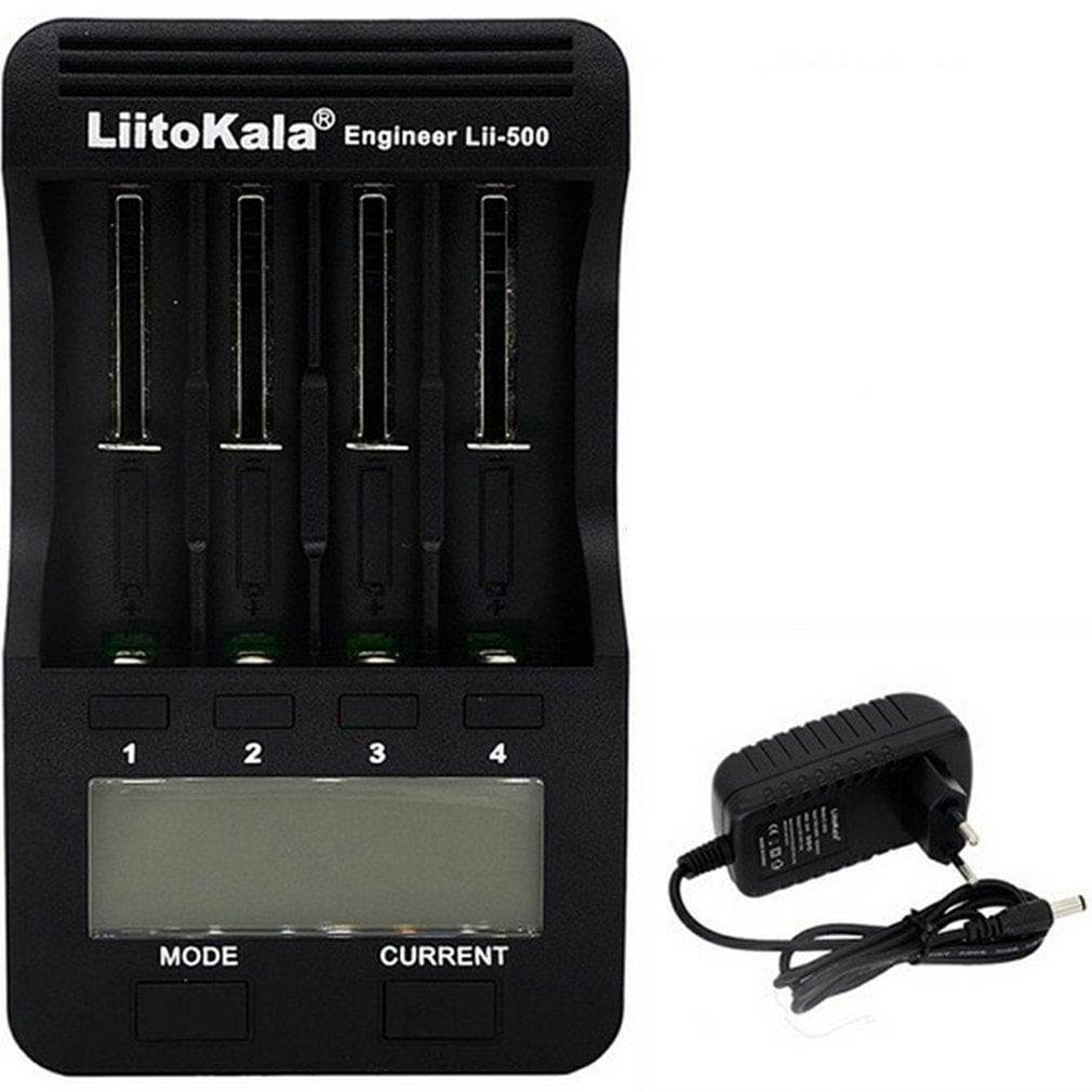 Lii-500 18650/26650 Adaptador De Carregador De Bateria De Lítio