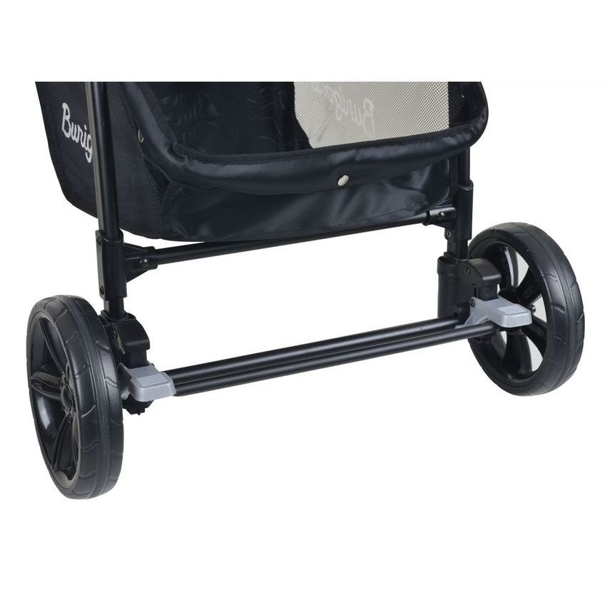 Carrinho De Bebê Para Passeio Burigotto Ecco De 0 Até 15 Kg Cinza Com Bege - imagem 3
