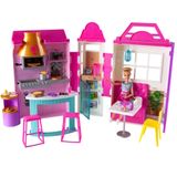 Playset Barbie Estate Restaurante Com Boneca - Mattel