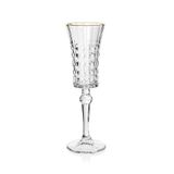 Taça Copa E Cia Vitreo Com Filete Dourado Espumante 120 Ml