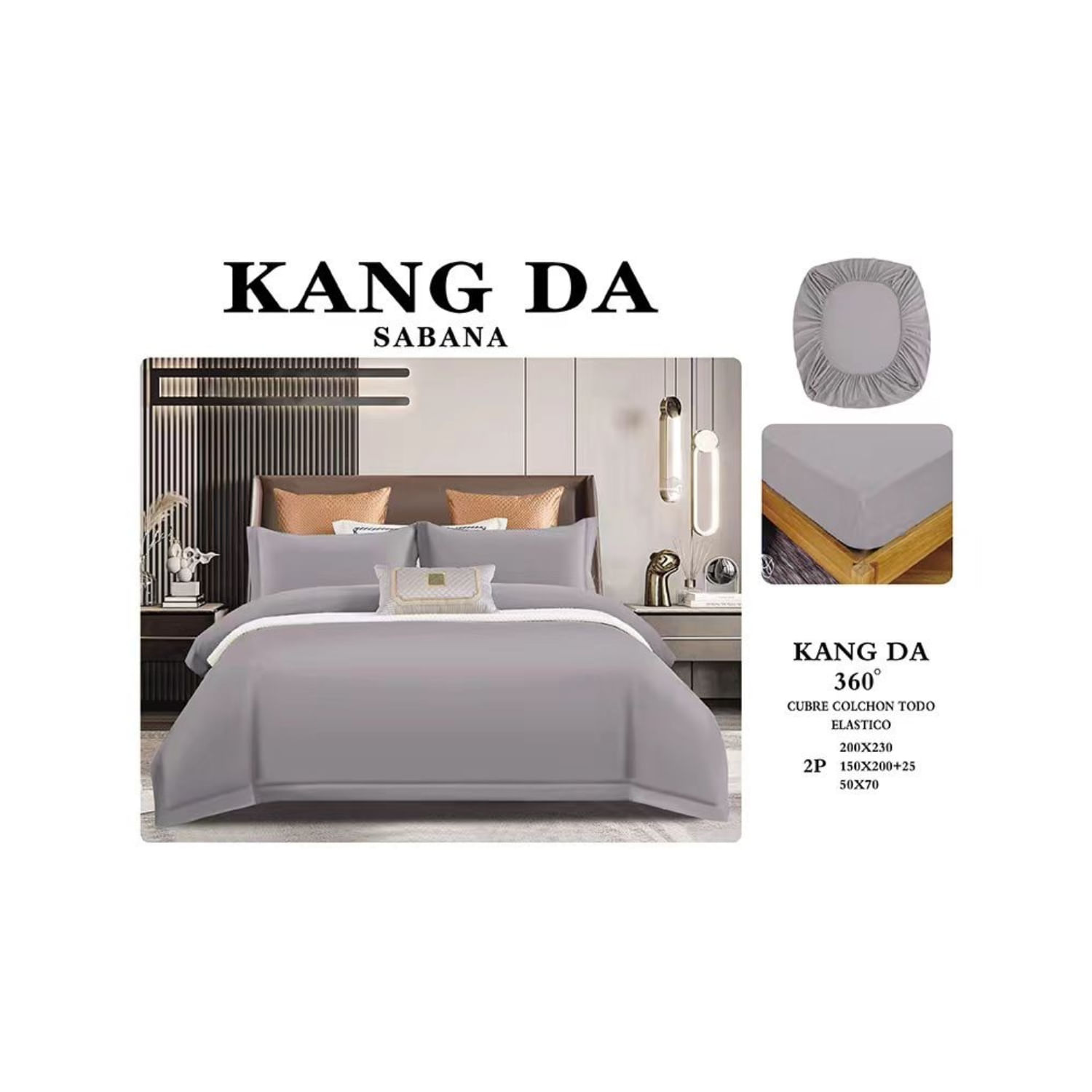 Conjunto De Lençóis King Size 200 Fios E Fronhas