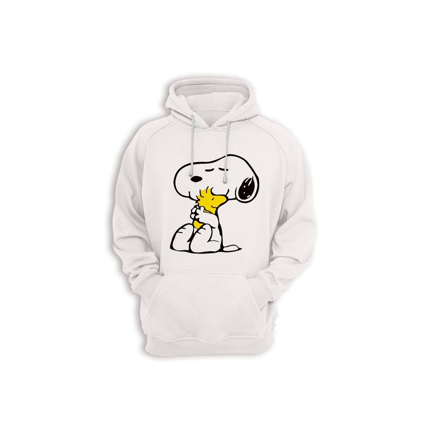 Moletom Kangaroo Com Capuz Estampado De Snoopy Woodstock