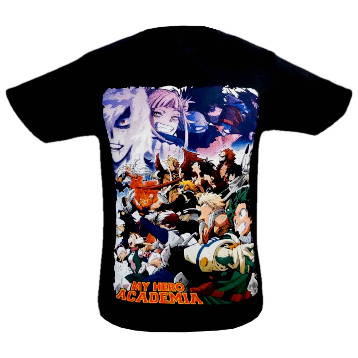 Camiseta My Hero Academia Boku No Hero Com Estampa Dupla