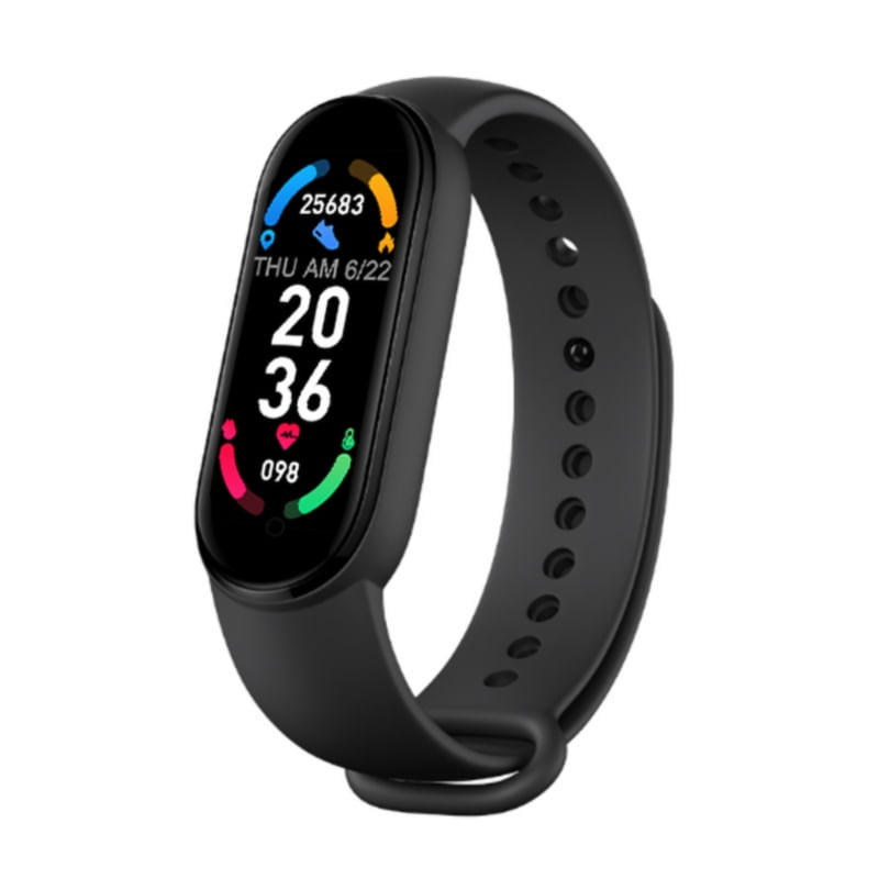 Relógio Inteligente Esportivo Bluetooth Smartwatch M6 Com Frequência Cardíaca