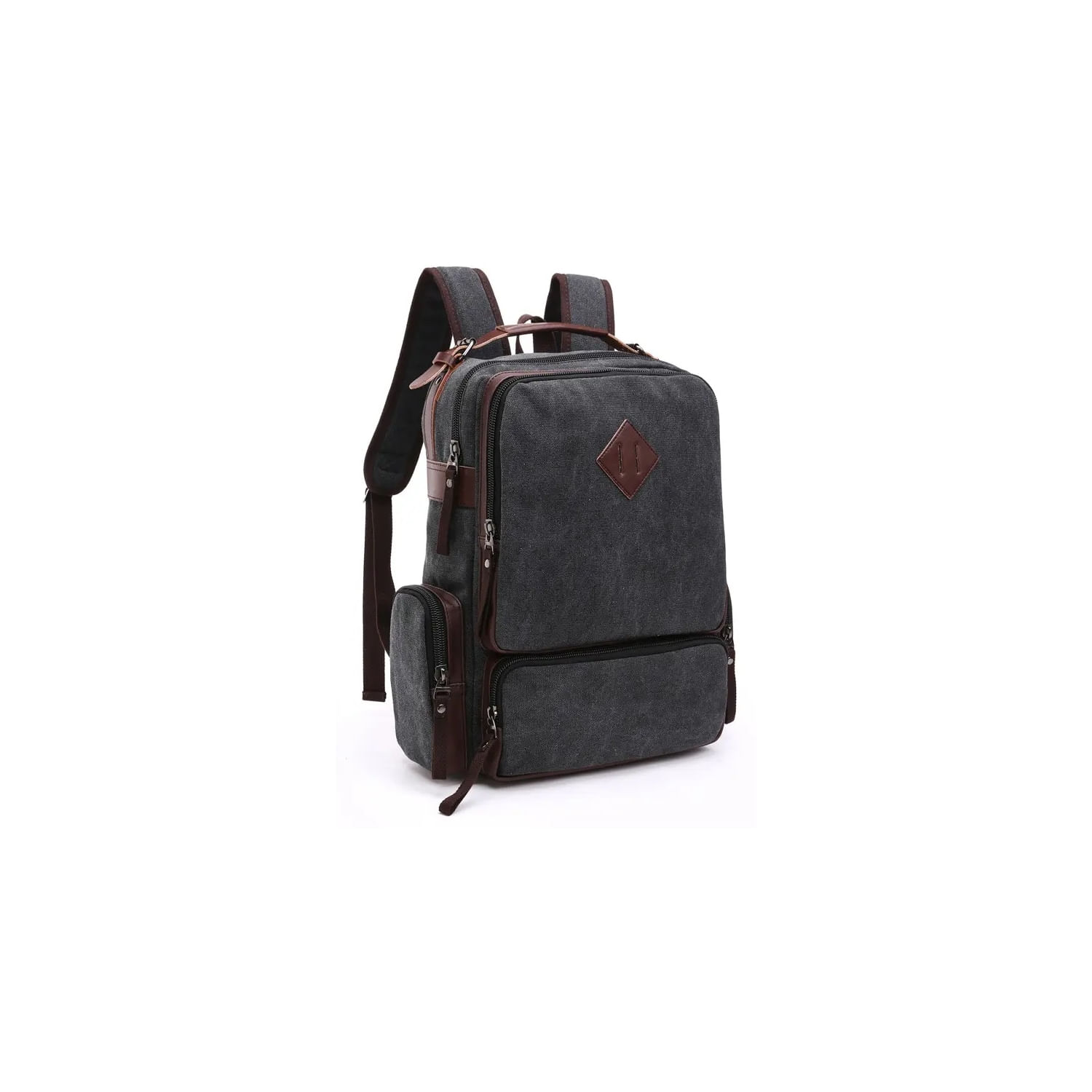 Mochila De Lona Illinois, Material Resistente A Rasgos, De 15 Polegadas