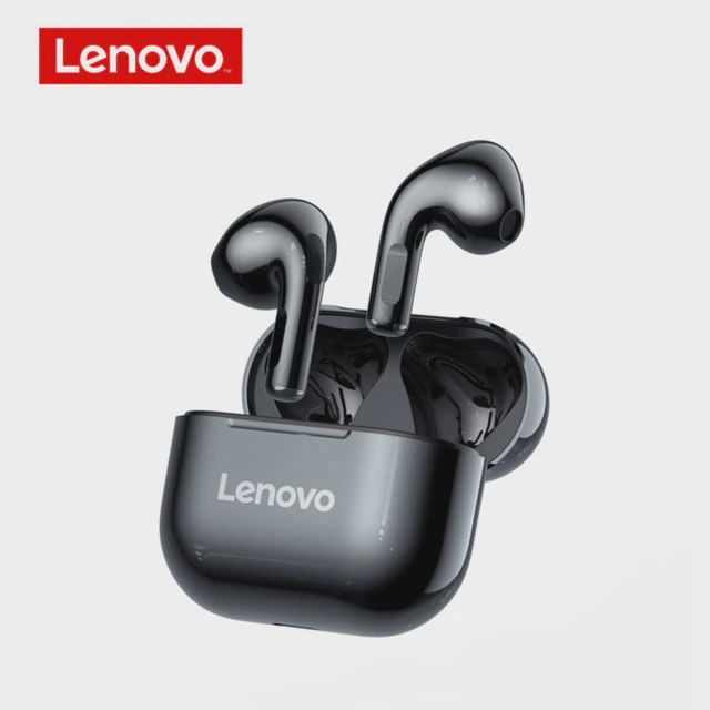 Fone De Ouvido Sem Fio Lenovo Lp40 Tws Bluetooth 5.0 Com Redu?? O De Ru ̈ªdo