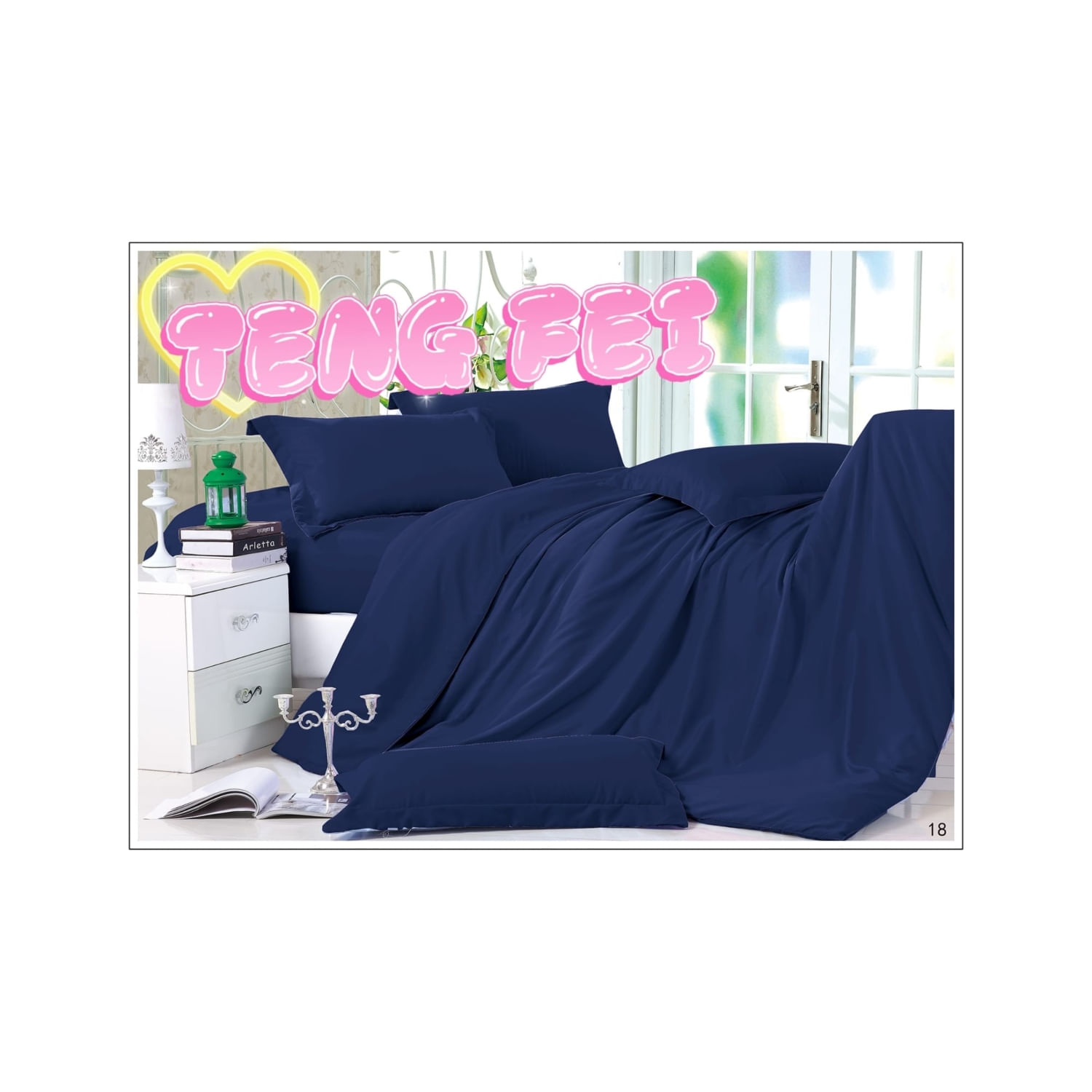 Conjunto De Lençóis King Size 200 Fios E Fronhas