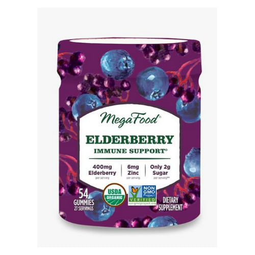 Elderberry Immune Support Berry, 54 Gummies By Megafood