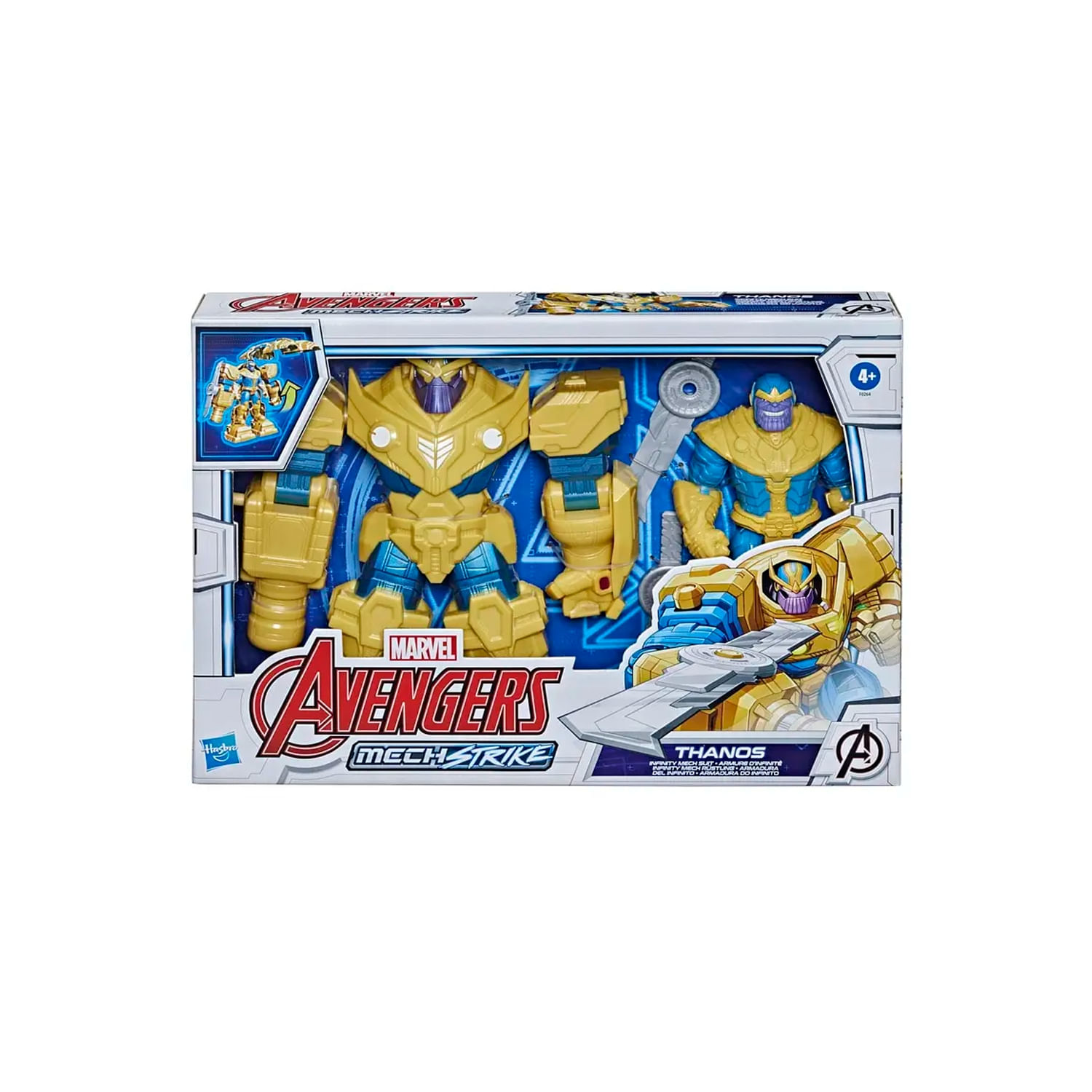 Boneco De Ação Avengers Infinity Armor Thanos Mechstrike