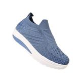 Tênis Slip-on Super Comfortable Soft 3176 Para Mulheres - Blu