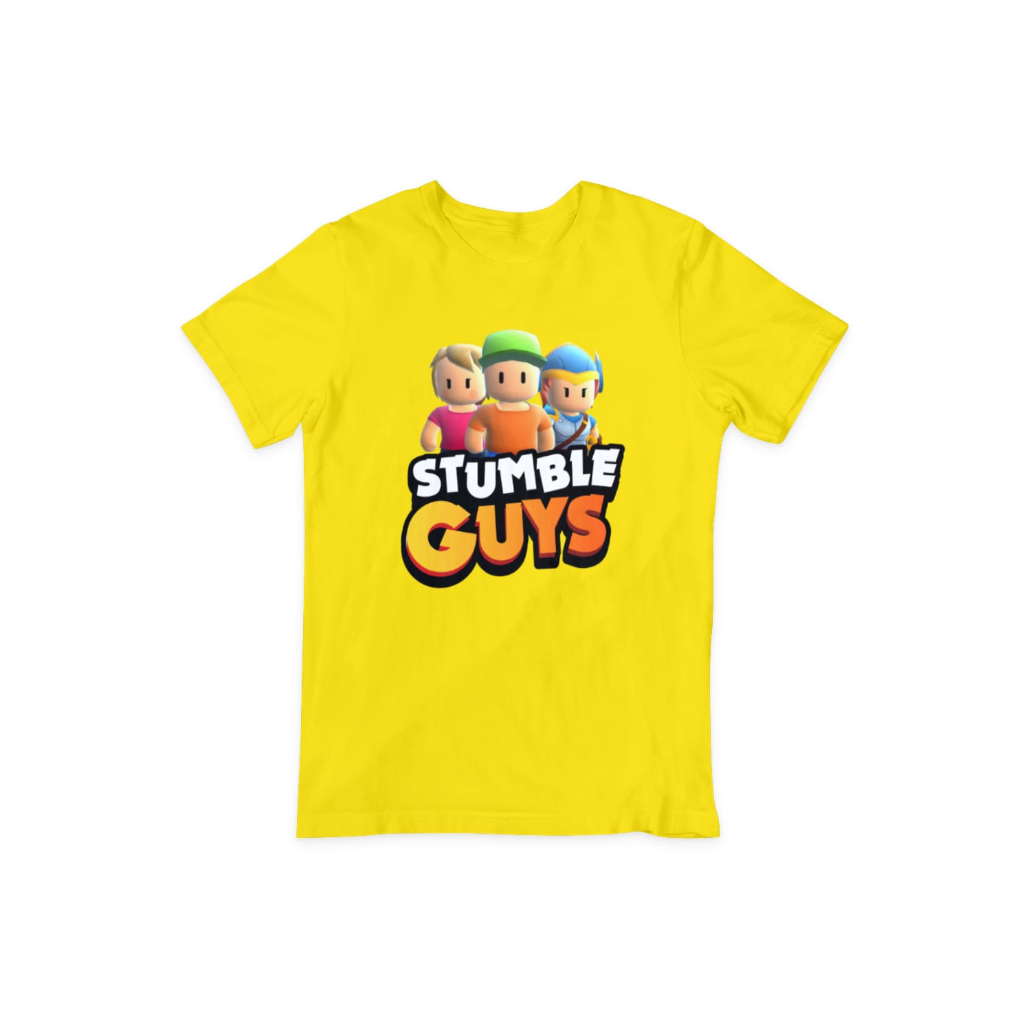 Camiseta Stumble Guys Gamer Para Crianças E Adultos 100% Algodão