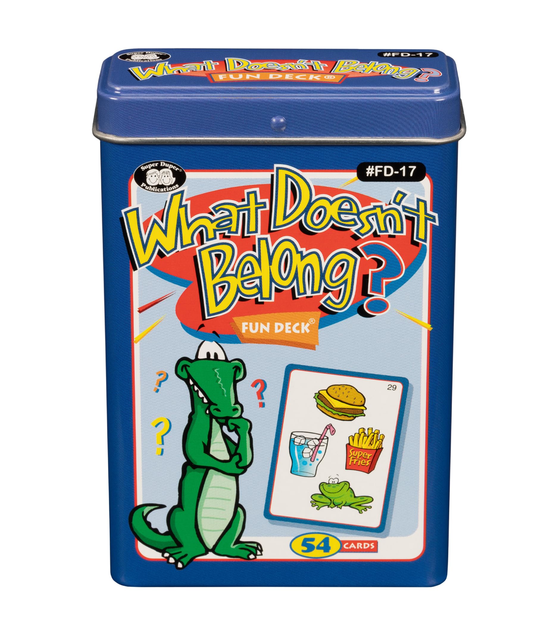 Flash Cards Super Duper O Que Não Pertence? Fun Deck Para Crianças