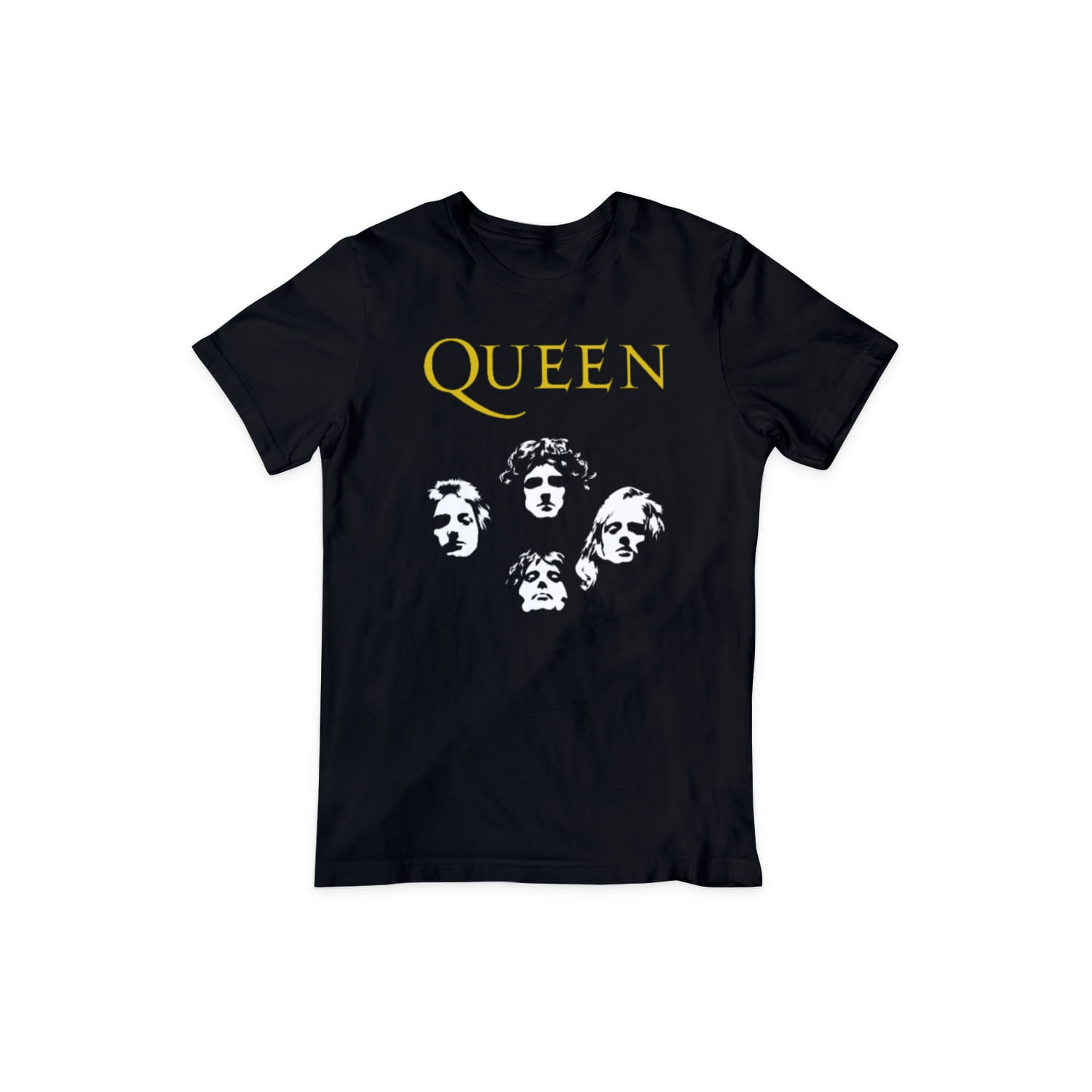 Camiseta Queen Rock Unissex 100% Algodão Para Crianças E Adultos