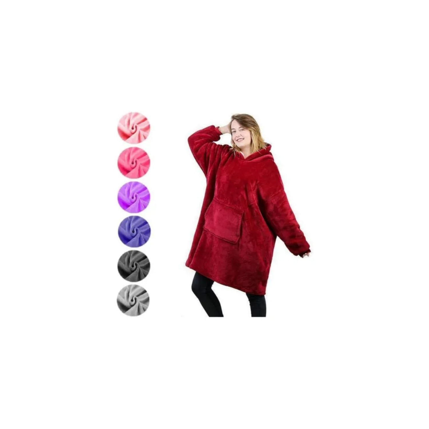 Camisa De Pelúcia Com Capuz, Cobertor De Lã