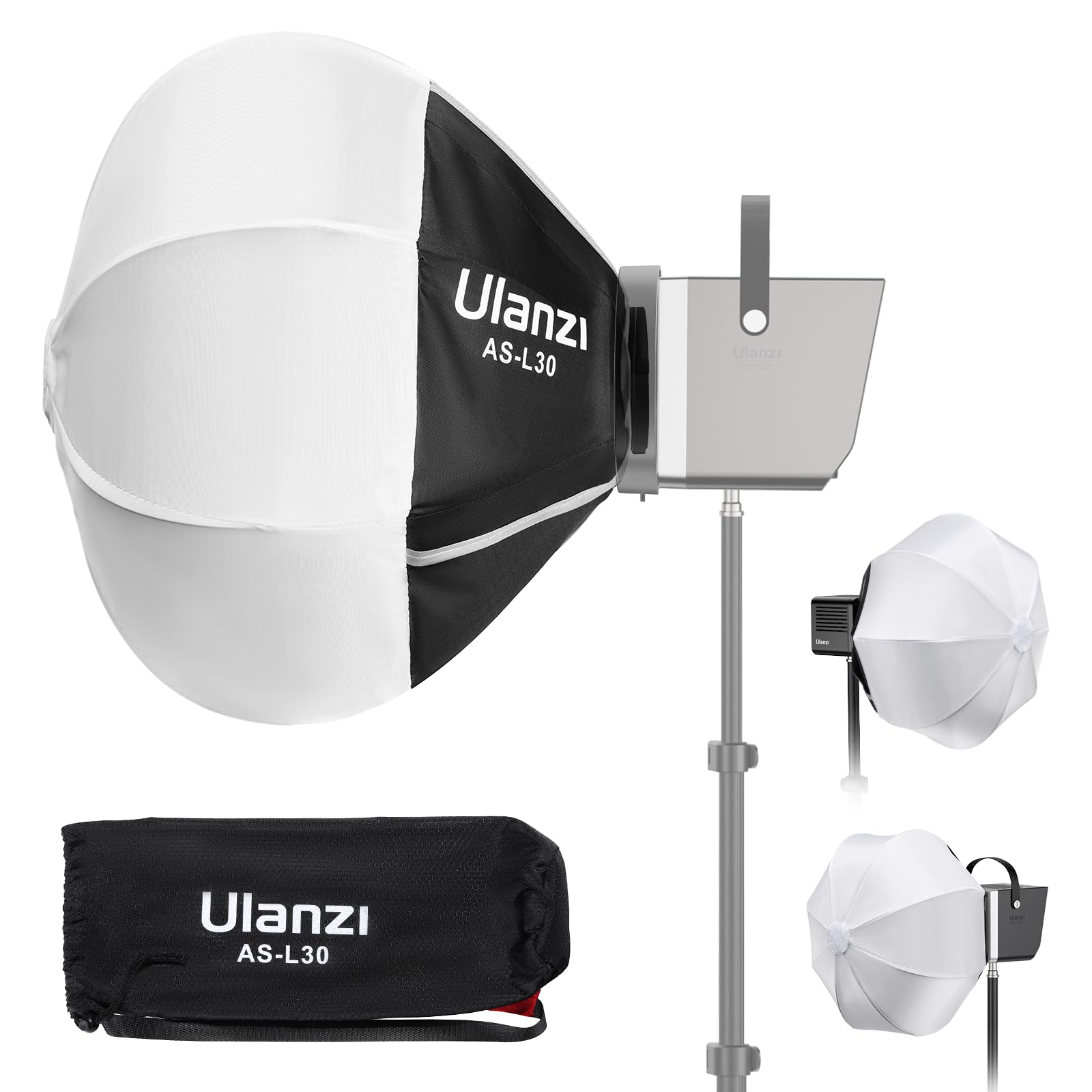 Modificador De Luz Suave Lantern Softbox Ulanzi Mini Para Lt028