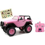 Jada Toys GIRLMAZING Big Foot Jeep R/C Veículo (1:16 Escala), Rosa