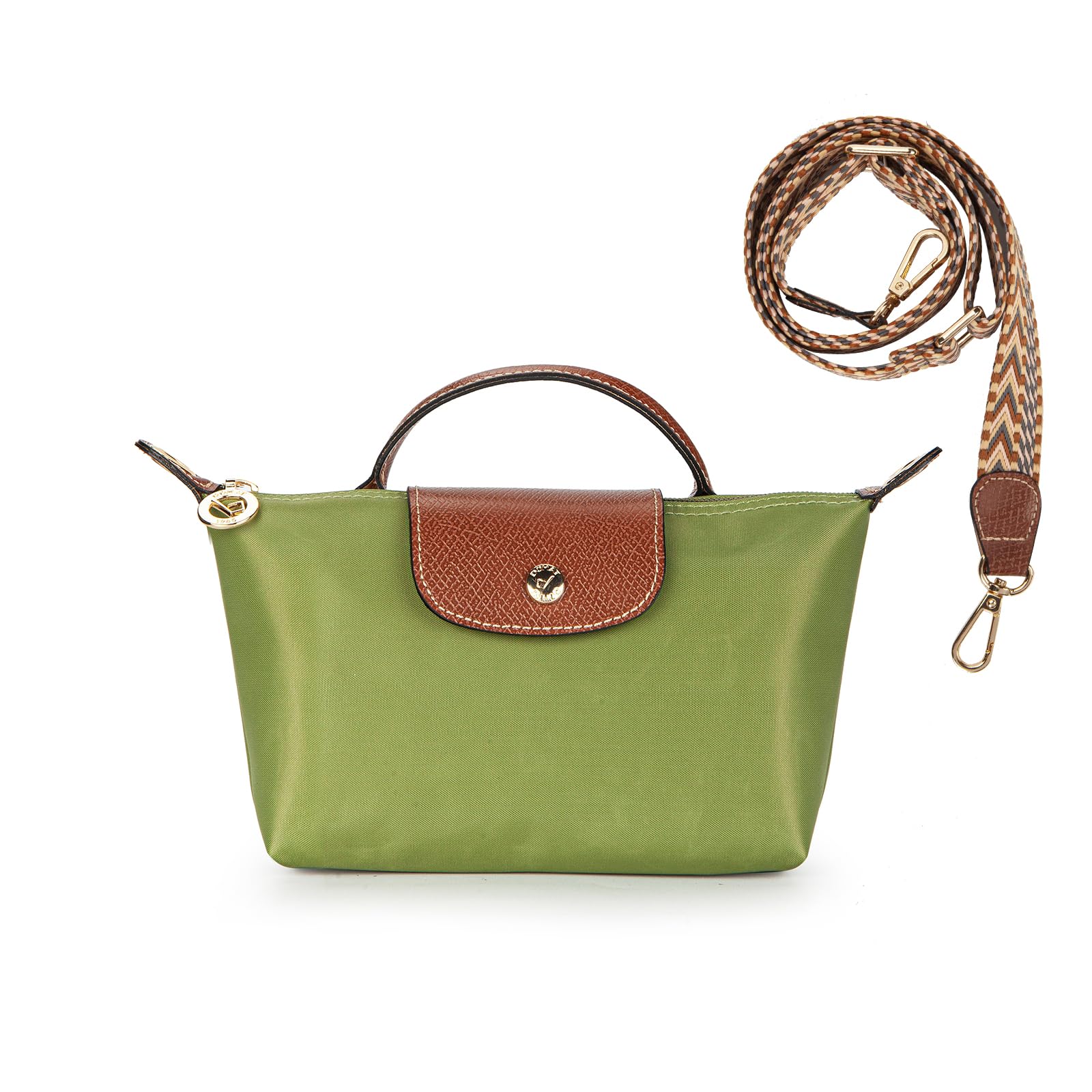 Bolsa Tiracolo Domat Para Mulheres Leve Verde Jade