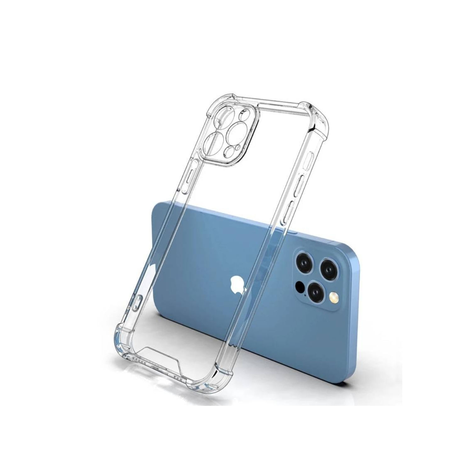 Capa Reforçada Transparente Para Iphone 12 Normal