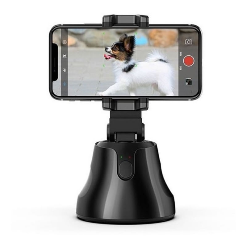 Suporte De Selfie Para Tripé Para Smartphone Com Rastreamento Automático De 360 Graus