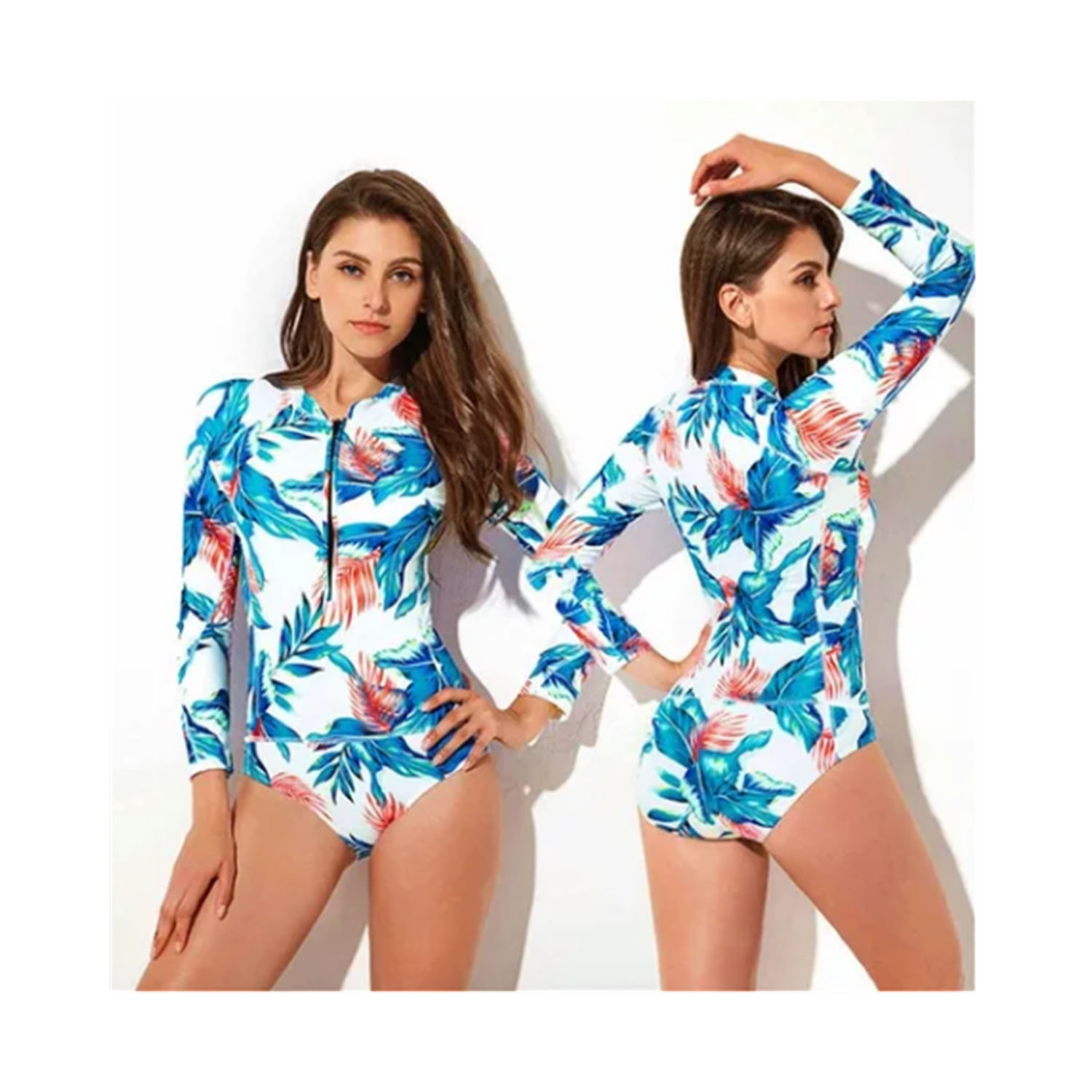 Roupa De Banho De Uma Peça, Manga Comprida, Proteção Uv, Roupa De Surf