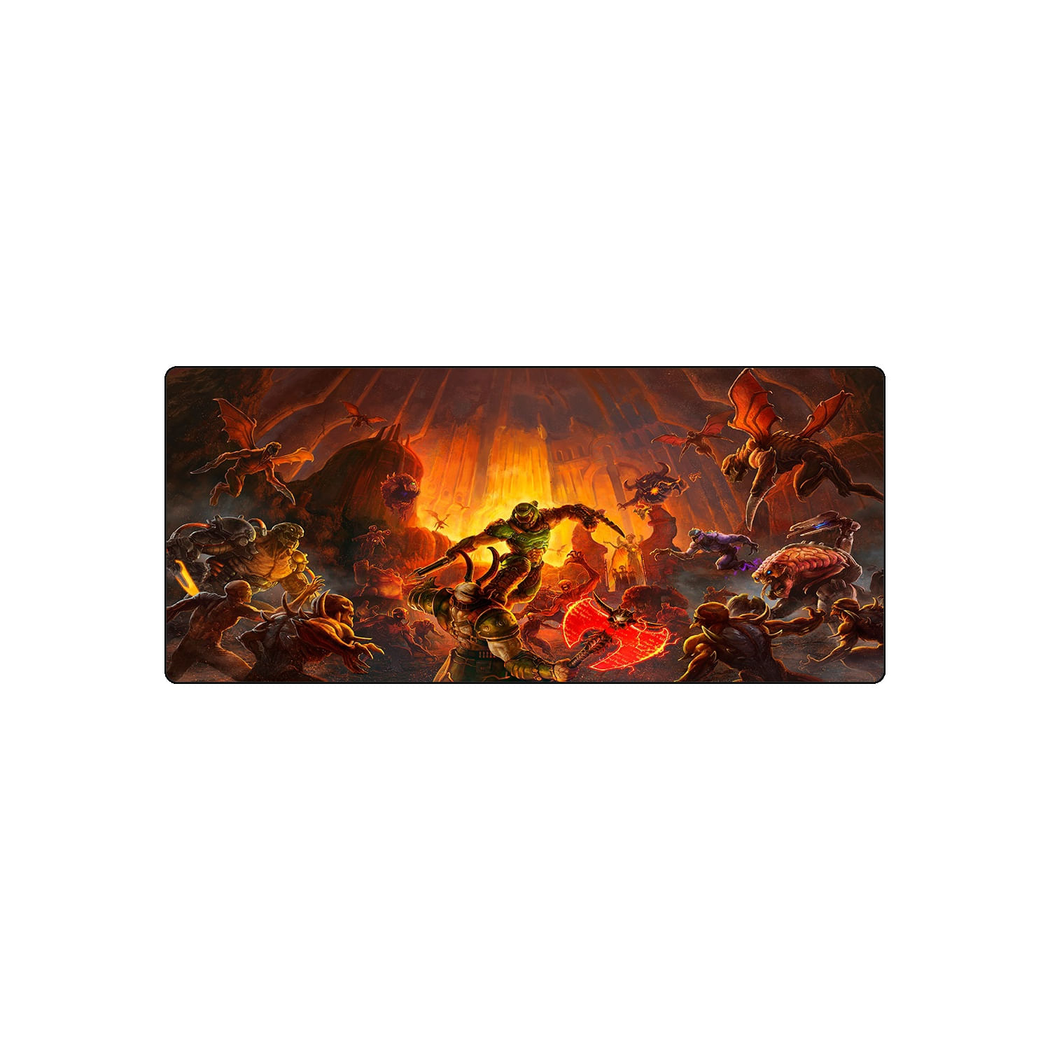 Mouse Pad Para Jogos Doom 90 X 40 Cm