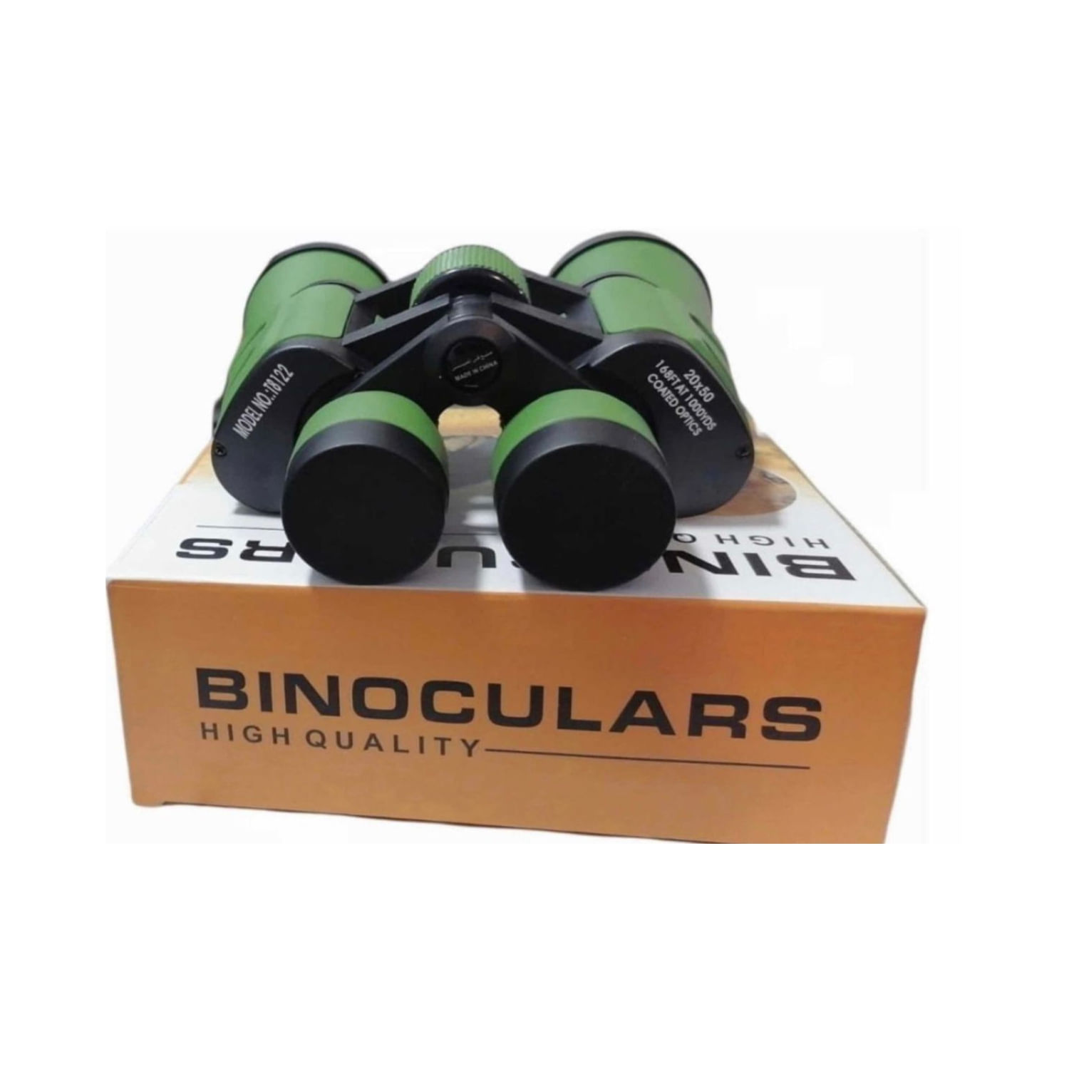 Binóculos Verdes Militares 20x50 Com Estojo Multifuncional