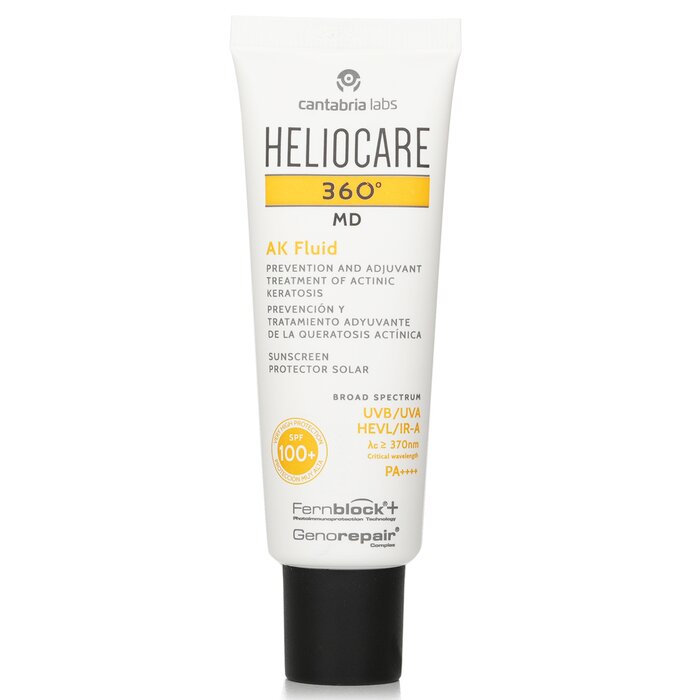 Protetor Solar Heliocare 360 Md Ak Fluid Spf100 Para Querate Actínico