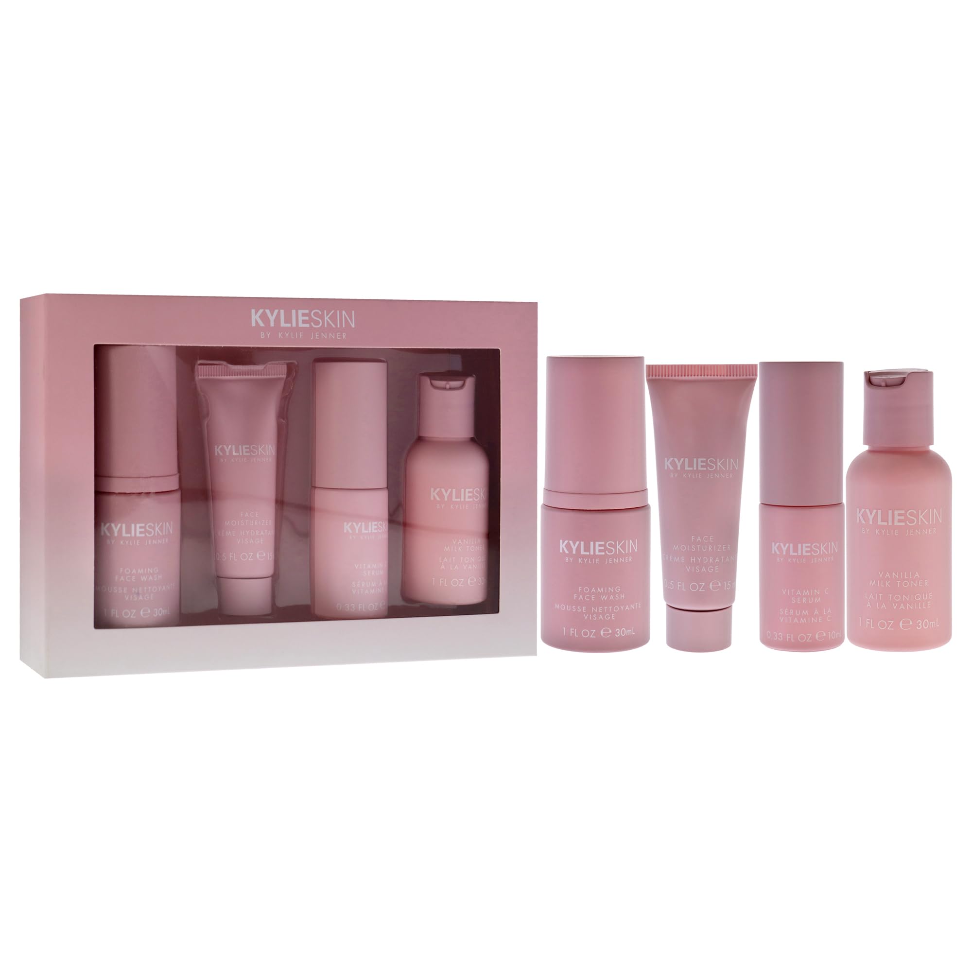 Mini Set Kylie Skin Foaming Face Wash 30 Ml E Hidratante 15 Ml