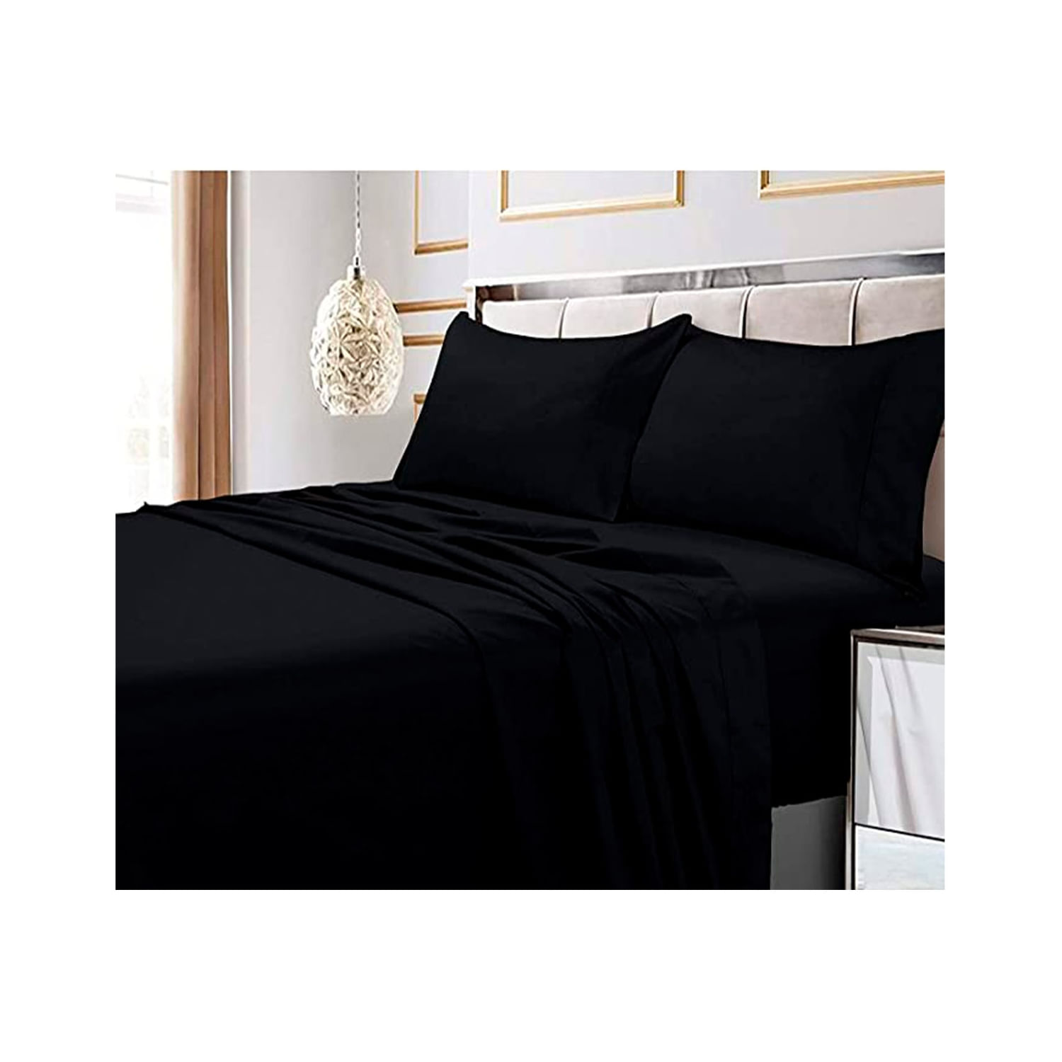 Conjunto De Lençóis Sabana Negra Multistation 2.0 Seats (queen)