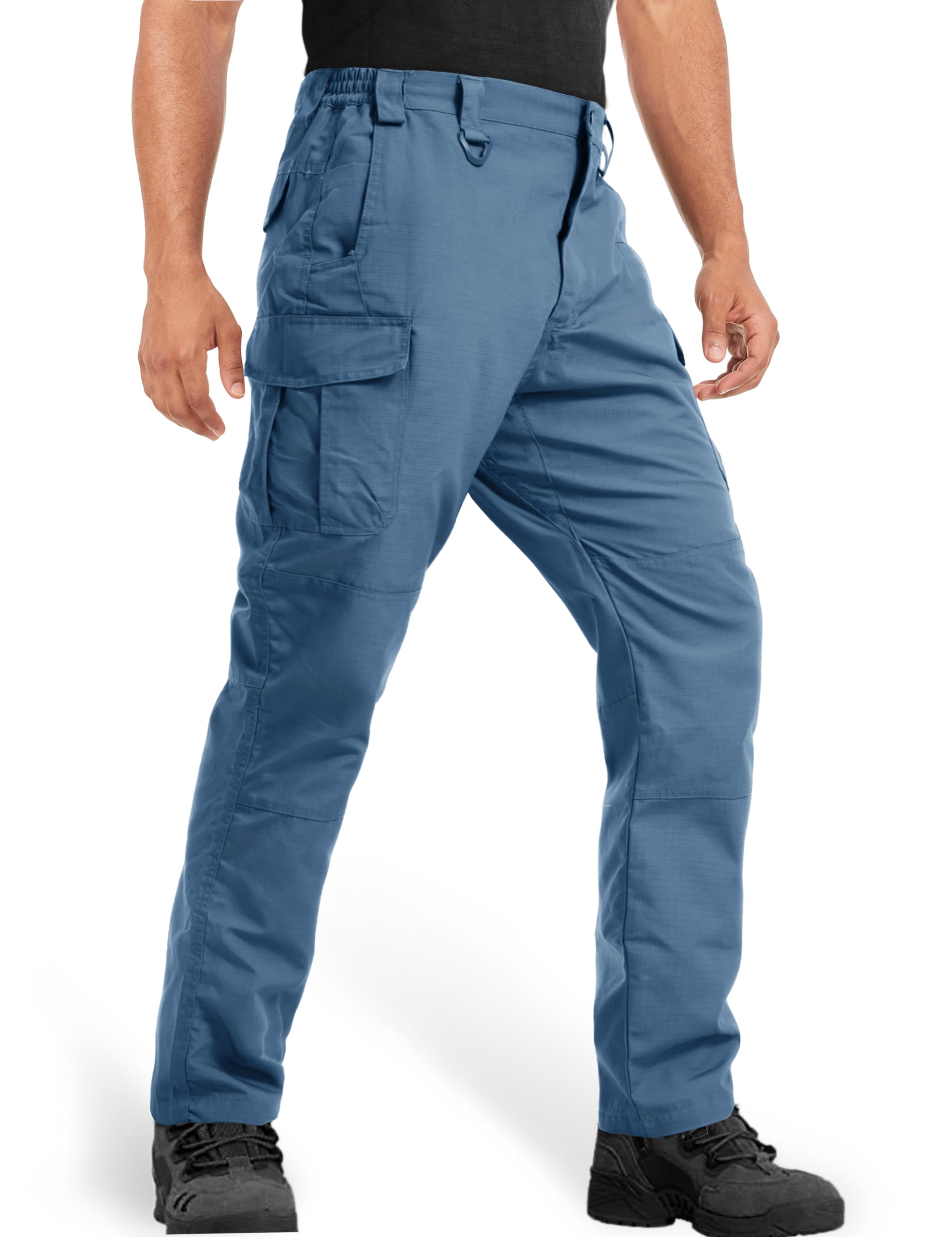 Calças De Exterior Magcomsen Para Homens, Caça, Caminhada, Azul, Cinza