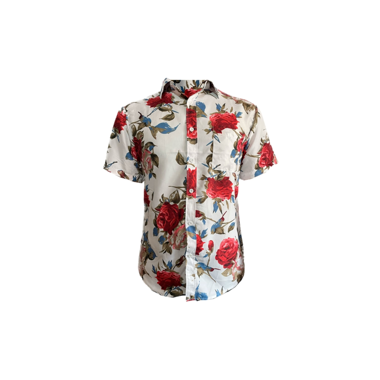 Camisas Masculinas De Manga Curta Guayaberas Casual 100% Viscose