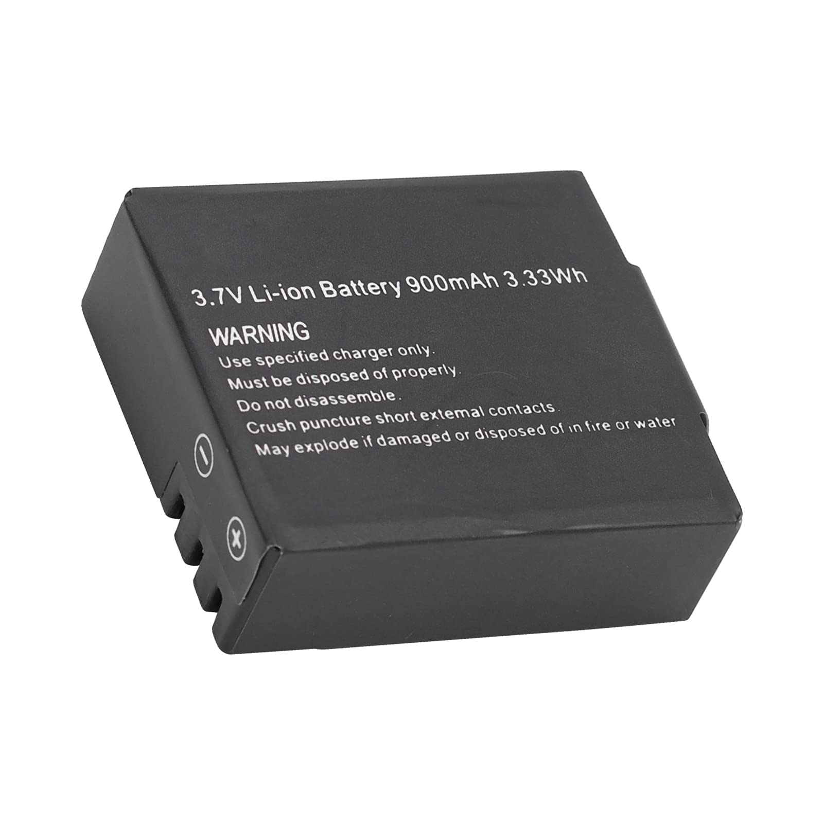 Bateria Qiilu 3.7v 900mah Li-ion Para Câmera Sj4000 Sj5000 M10