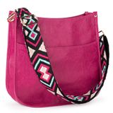 Bolsa Tiracolo Viva Terry Vegan Leather Fashion Rose