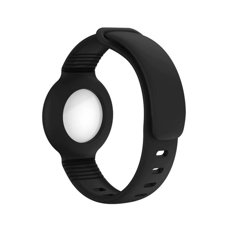 Pulseira Protetora Para Crianças Airtag Anti-lost, Preta