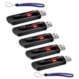 Unidade Flash Usb Sandisk Cruzer Glide 32gb (pacote Com 5)