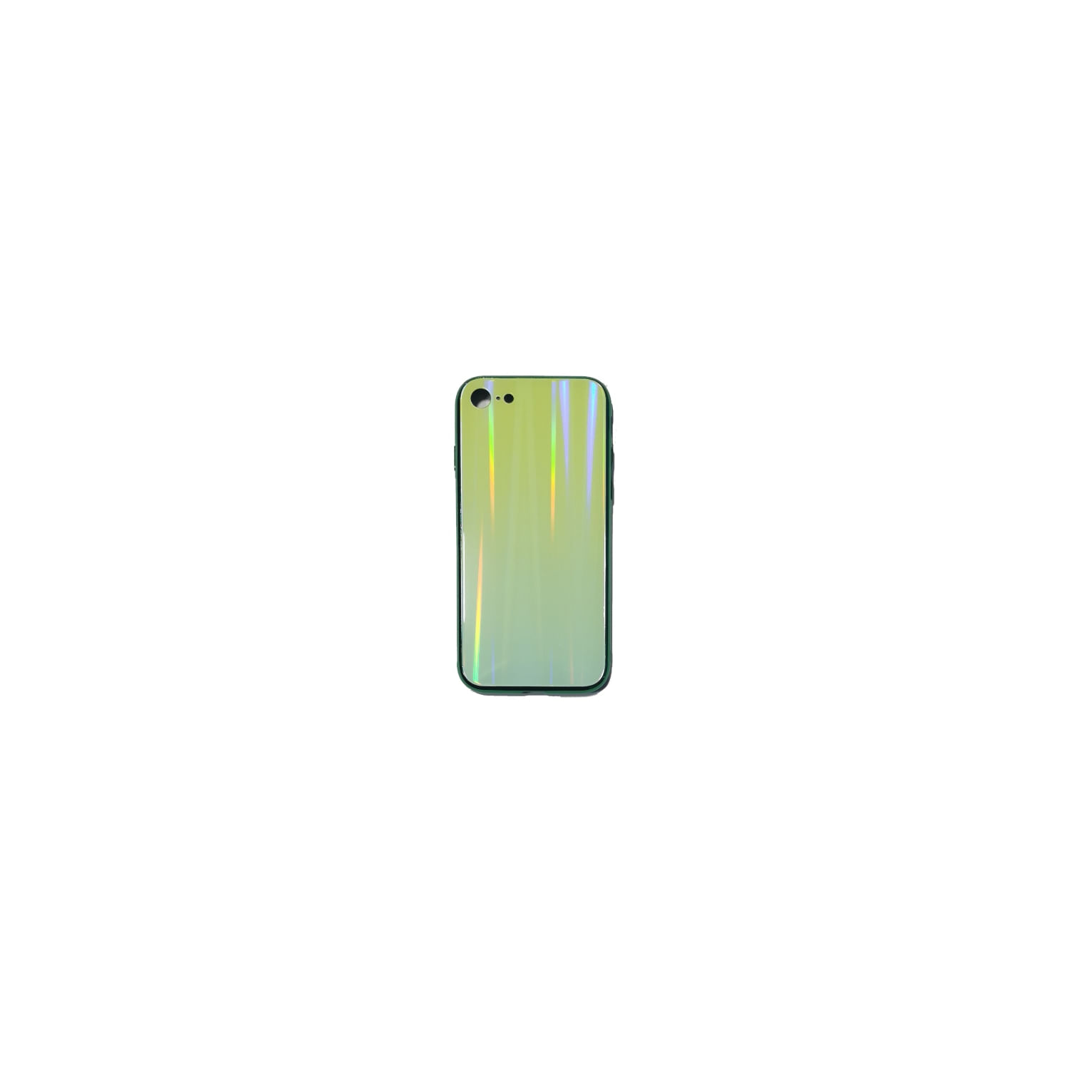 Capa Para Iphone 7 8 Se 2020 Aurora Tornasol Verde
