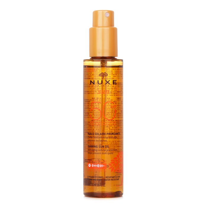 Óleo Solar Bronzeador De Alta Proteção Spf50 Nuxe